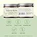 Beef Tallow Honey Balm | Face & Body | With Organic Honey, Beeswax & Olive Oil | Face Moisturizer & Body Balm | Grass Fed Beef Tallow for Skin Support | Paraben, BPA & Cruelty-Free | Unscented, 2 oz