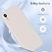 JUNAUTTB for Samsung Galaxy S21 Ultra 5G Case Liquid Silicone,Full Body Protective,Soft Shockproof Anti Scratch Case for Samsung Galaxy S21 Ultra Phone case Slim Fit Durable 6.8in White JUS01-125