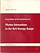 Produktbild Proceedings of the Conference on Photon Interactions in the BeV-Energy Range: Conference Proceedings