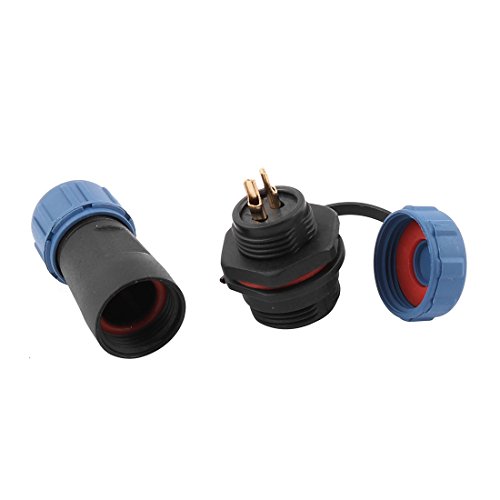 Adaptador Conector Aviación SP1311/P 2 Terminales AC 500V miniatura 1