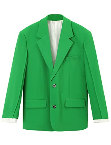 Blazer homme simple poitrine grande taille veste chic pour retour au pays