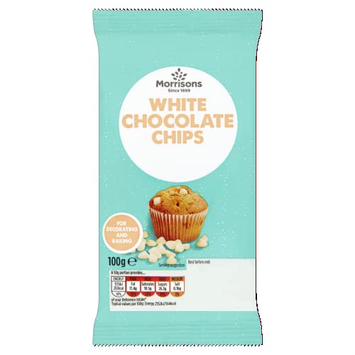 Morrisons White Chocolate Chips 100g