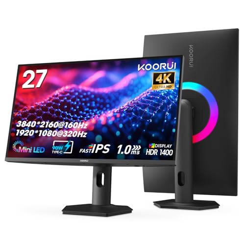 Amazon.co.jp: KOORUI QD-MiniLED 27インチ ゲーミングモニター