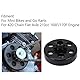 Ausla 20 Mm 10T Kart Racing Kupplung, Fliehkraftkupplung Ersatz Passend für Go Kart Mini Bike mit 420 Kette Flachachse 210 168F/170F Motor