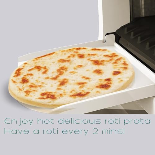 Automatic Roti Maker - Electric Machine for Chapati, Tortilla, Naan, Pancake & Flatbreads - Makes 20 Pieces at Once, Easy One-Key Operation for Quick & Efficient Cooking