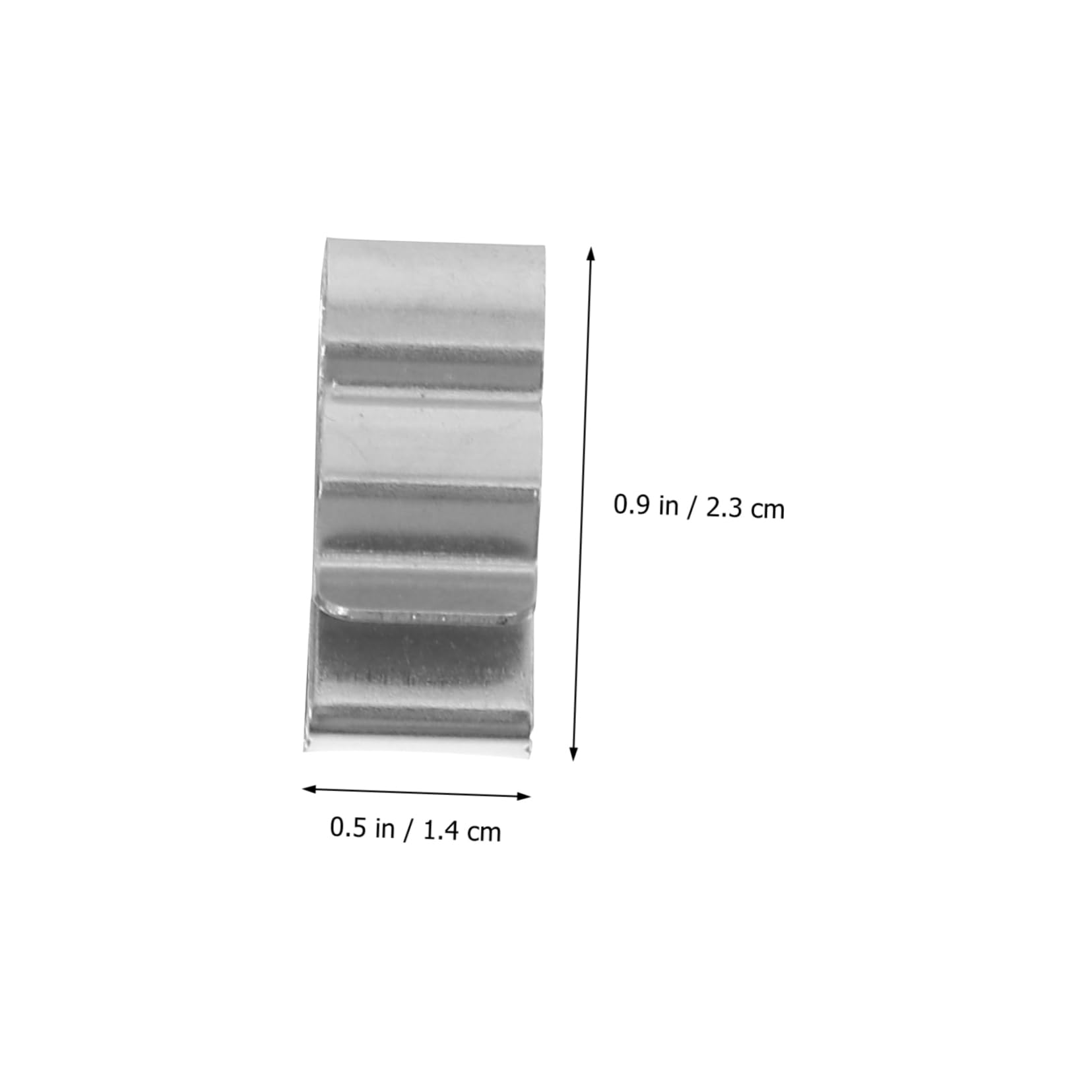 MUSISALY 50 Pcs Wire Clamp Automotive Wire Trailer Wire Management Clip Trailer Frame Wire Clips Light Clips Heater Panel Cable Wire Clips Battery for Clips Wiring Stainless Steel Silver