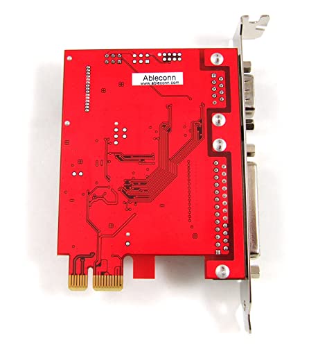 Ableconn Pex-Io116 Pci Express Combo Adapter Card With 1X Rs232 Serial Port And 1X Ieee 1284 Parallel Port (Asix Ax99100 Controller) #TOP2
