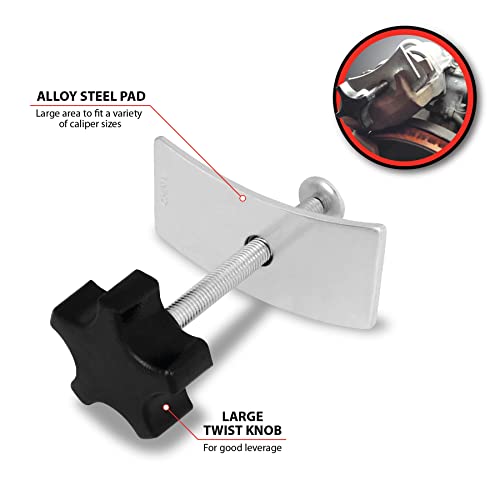 Performance Tool W209 Brake Pad Spreader For Easy Pad Replacement, Compresses Inner Pad And Resets Piston #TOP3