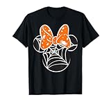 Disney Mickey & Friends Halloween Minnie Spider Web Logo T-Shirt