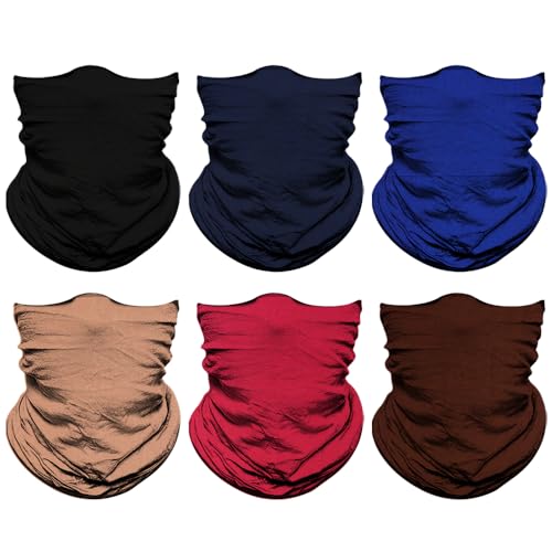 Image of Venswell Neck Gaiter Face Mask Men Women,Seamless Bandana Rave Face Cover Scarf Mask,Balaclava,Headband, Head Wrap,Headwear