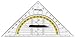 WESTCOTT E-10133 BP Geodreieck 16 cm Mit Griff