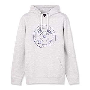 OXBOW O1SAVIOR Sweat à Capuche imprimé Gris Chiné XXL