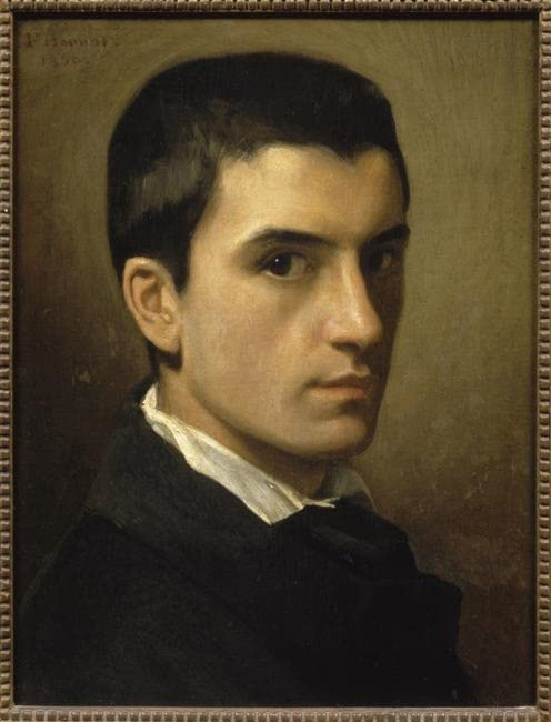 Art reproduction impression d'affiches Léon Bonnat autoportrait toile 60x90