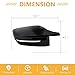 YOCENSE Mirror Caps Fitment for BMW 2PCS-Set (Gloss Black, G20 G21 G30 G31 G32 GT G11 G12 G14 G15 G16)
