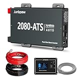 Junbpaw 2080W RV Pure Sine Wave Inverter with Auto Transfer Switch ATS, Dual Voltage Power Inverter