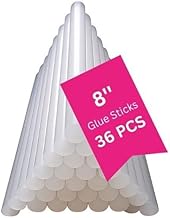 11mm x 220 mm 36 pcs Hot Melt Glue Sticks (8.5") Super Strong Gumming | Industrial Grade, Super Strong Adhesive | Transparent Glue Gun Sticks for DIY, Art & Craft, Sealing, Repairs