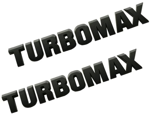 Image of 2pcs New Hood Letter Logo Emblem Badge Adhesive Nameplate Compatible with 2024-2025 Silverado Turbo-max 85079242 (Matte)