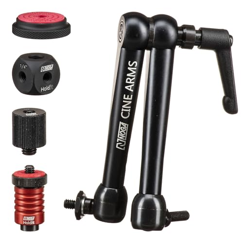 NOGA HS9000 Set with Monitor Arm Camera Accessories - Magic Arm Camera Rig for Cine, Digital, DVD Cameras - Heavy Duty Construction Flexible Arm with Quick Release Adapter