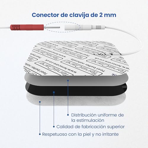 Tenscare E-Cm5050 V – 12 Elettrodi, 50 X 50 Mm - 3