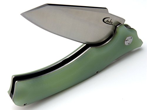 Ccanku C01 Folding Knife 440C Blade G10 Handle Edc Knife For Camping,Hiking,Outdoor Tool Knife (Jade) … #TOP5