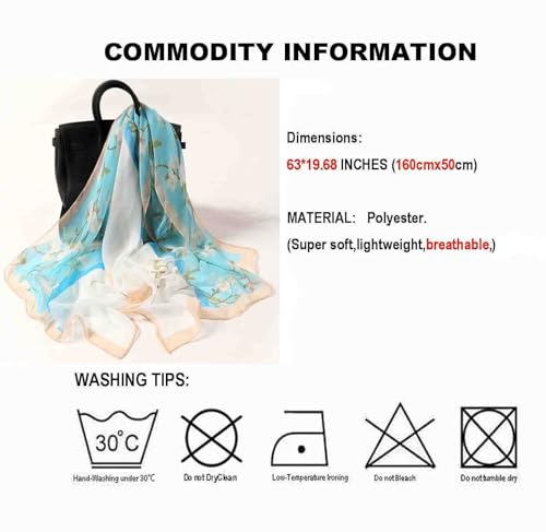 Scarfs for Women Lightweight Scarves Fashion Floral Scarf Sunscreen Shawls4