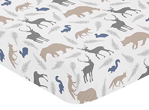 Sweet Jojo Designs Fitted Crib Sheet For Woodland Animals Baby/Toddler Bedding Set Collection - Animal Print #TOP2