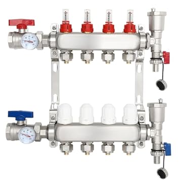 best brass floor heating manifold factory