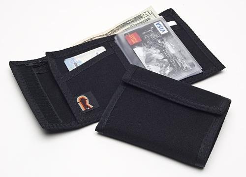 Rainbow of California Original Bifold Nylon Hook & Loop Wallet. Made in USA