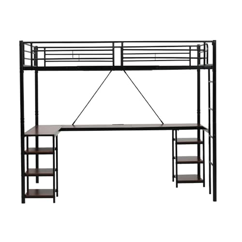 tgxbh lp fXNt [I 2RZg nVS 170cm ϐk l炵 h~  S݌v ӂƃxbh VXexbh VO qp loft bed ω׏d250kg xbg  ̌^  (, 170*1