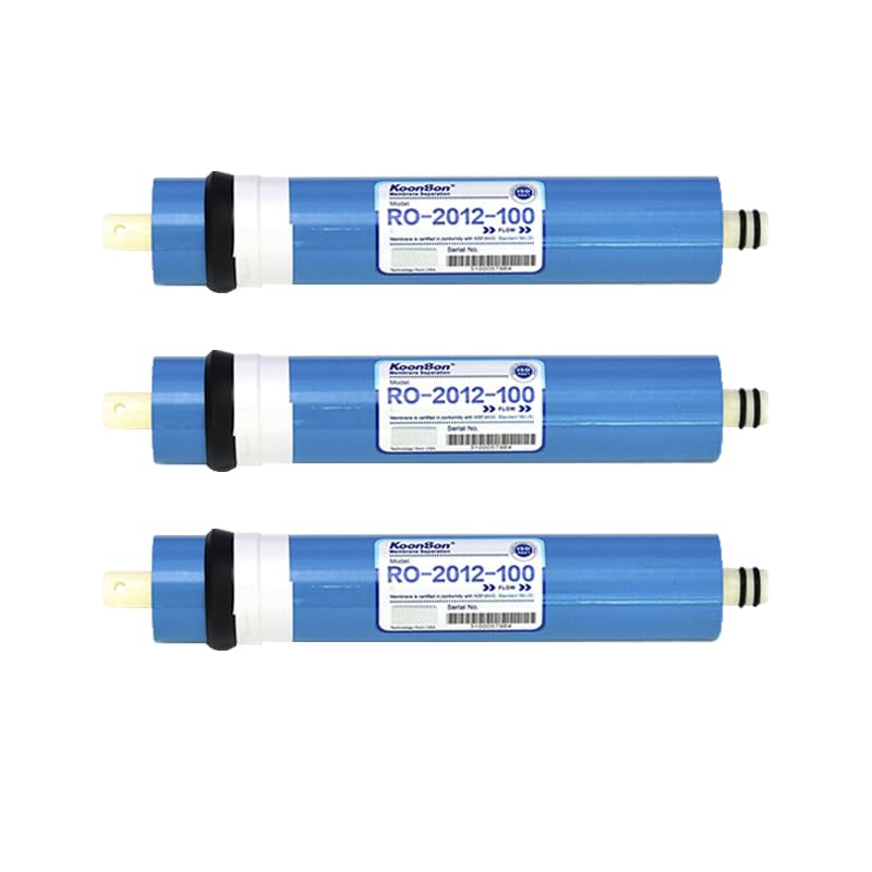 Membrana RO-2012-100 GPD ad alte prestazioni - serie residenziale - per impianti ad osmosi 3 PEZZI