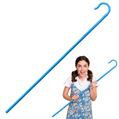 ZhouBoat Staff Prop Shepherd Staff Costume Accessory Plastic Cane Prop for Party Halloween Cosplay Costume Party Supply
