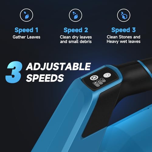 Yoovl 650CFM Cordless Leaf Blower 