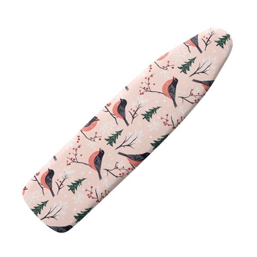 Funda Tabla de Planchar 110x30 Animales Rosados Diseño Práctico con Acolchado- para Refleja El Vapor sobre La Ropa, Duradera Y Fácil de Cambiar
