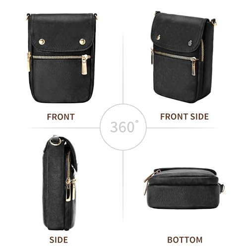 Image of Small Crossbody Bags for Women, Cell Phone Wallet Purses with Card Slots and Adjustable Strap for Travel Casual