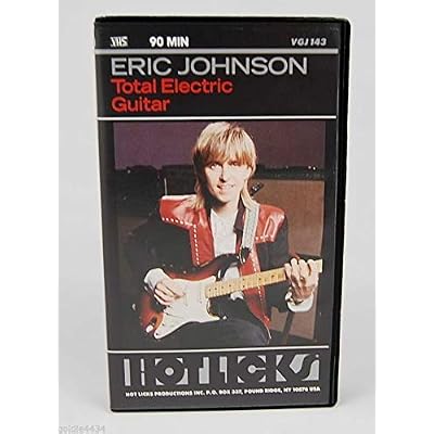 ERIC JOHNSON. TOTAL ELECTRIC GUITAR. RARE VHS VIDEO WITH BOOK
