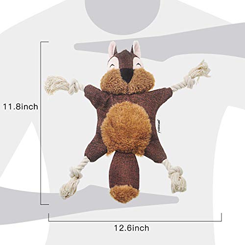 Jouets couineurs pour chien et peluche interactive résistante - 6