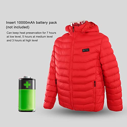 Jaqueta Aquecida, Casaco de Aquecimento de 3 Níveis Ao Ar Livre USB Jaquetas de Aquecimento Elétrico