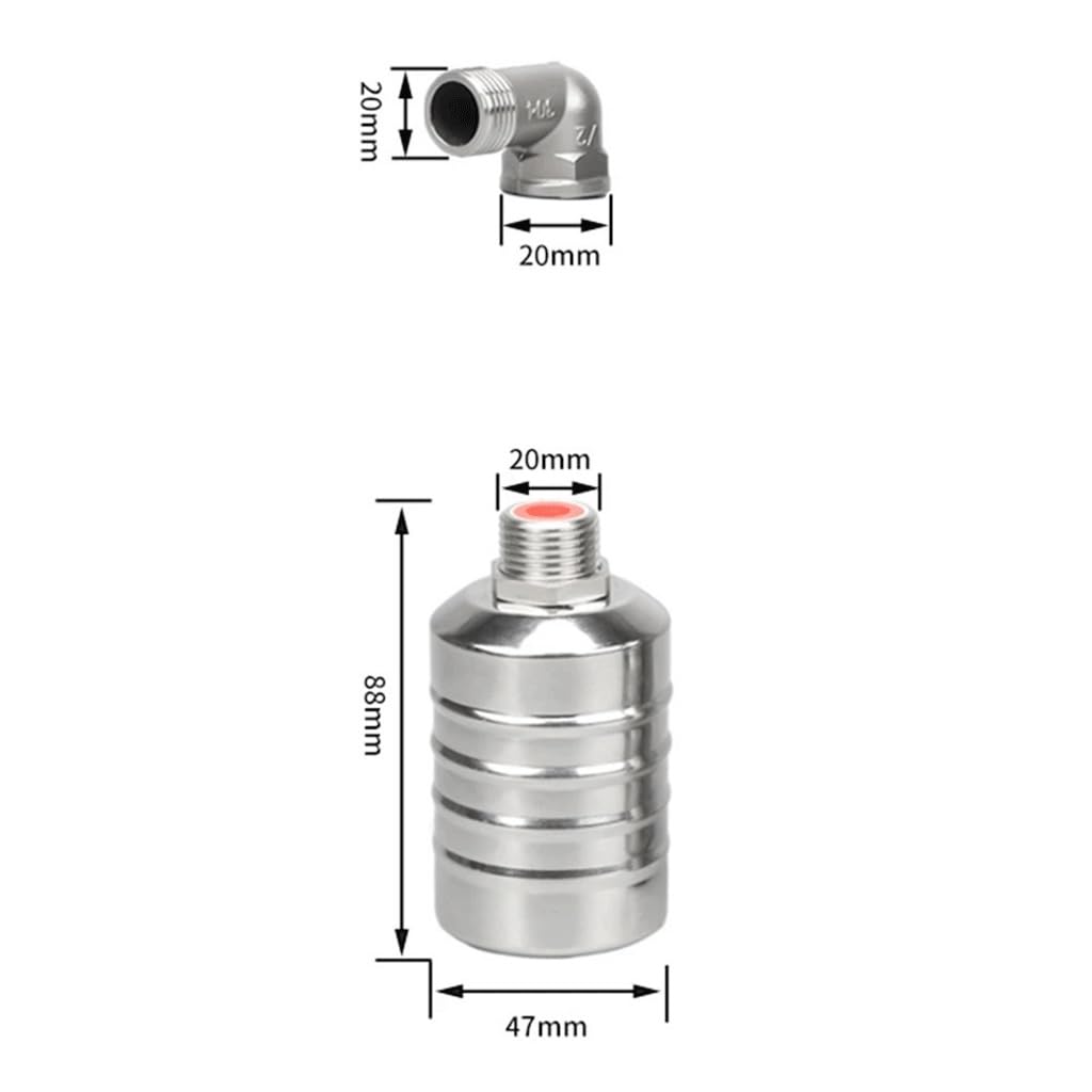 1/2 Inch 304 Stainless Steel Floating Ball Valve for Automatic Water Level Control