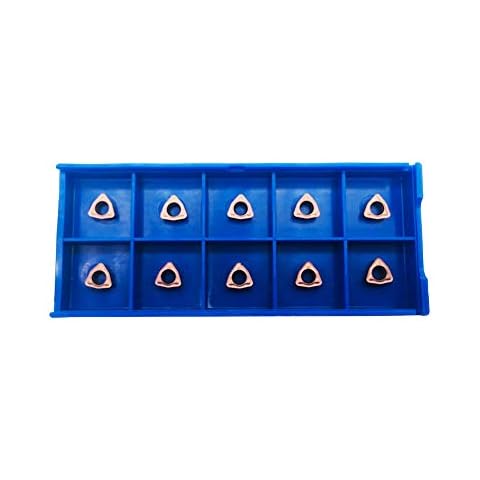 10PCS WCMX030208FN Indexable Carbide Inserts Blade For Machining Stainless, High Strength, High Toughness Cover