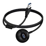【Largement Utilisé】Câble extension usb avec support pour adaptateur WiFi USB, clé USB, lecteur de carte, clavier, souris, etc. Longueur : 1 m/3,2 ft, 1,5 m/4,9 ft