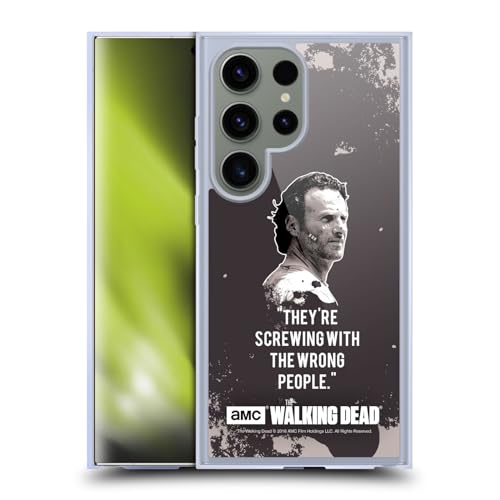 Coque Gel MagSafe Walking Dead Rick Citations Galaxy S24 Ultra