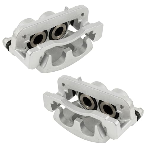 Image of Front Disc Brake Caliper Set Compatible with Chevy Tahoe Avalanche Express 1500 Suburban 1500,for GMC Yukon Savana 1500 Sierra 1500, for Cadillac Escalade ESV /EXT, Replace 18-B4918A 18-B4919A