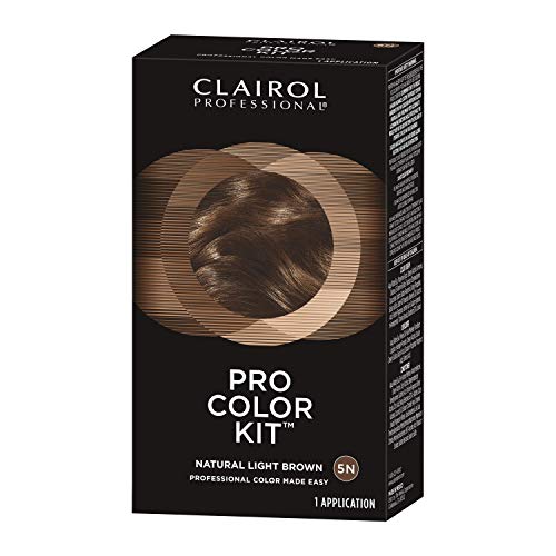 Clairol Professional Pro Color Hair Color Kit 5N Natural Light Brown, 1 fl. oz.