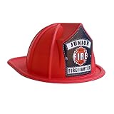 Better Choice Costumes, LLC NOT PLASTIC, Molded Paper Children's Firefighter Hat, Party Supply, Fire Hat Costume Accessory (1)
