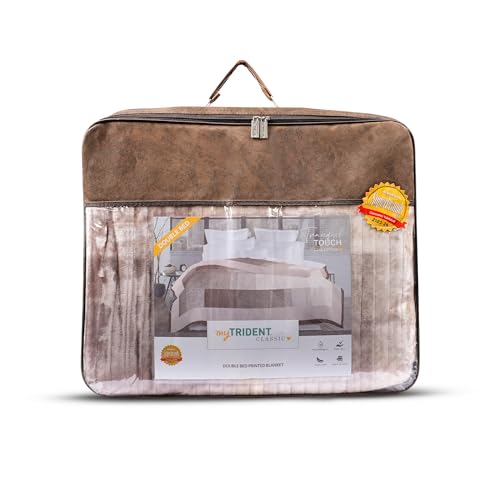 Image of MYTRIDENT Blanket for Winter Double Size, Classic Tranquil Touch Collection, 4 Kg Blanket Double - Harvey
