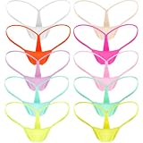 HEROPIE G-string Thongs for Women Seamless Thong Low Rise Micro Back Bikini Bottom No Show Panties Underwear