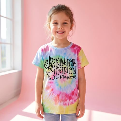 Image of First Day of Kindergarten Shirt First Day of School Gifts for Kids Kindergarten Shirts for Girls T-Shirt Top