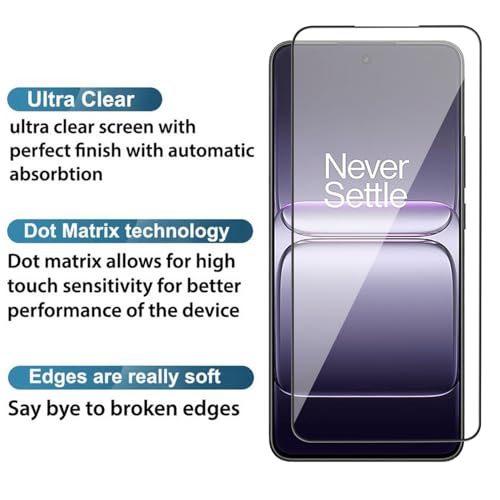 Image of POPIO Military-Grade Gorilla Tempered Glass For OnePlus Nord CE5 / Ace 5 Racing | 9H Hardness, Edge-to-Edge, Bubble-Free