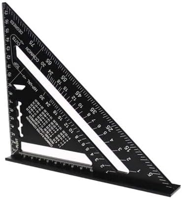 Tool DIY Aluminums Alloy Square Protractor Triangular Ruler (25.5cm)