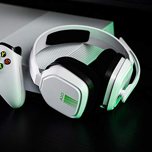 ASTRO Gaming A10 Cuffie Gaming Cablate con Microfono, Leggere e Resistenti, ASTRO Audio, Dolby ATMOS, Jack 3,5 mm, Xbox Series X|S, Xbox One, PS5, PS4, Nintendo Switch, PC, Smartphone - Bianco/Verde - Cuffia gaming - Immagine 6
